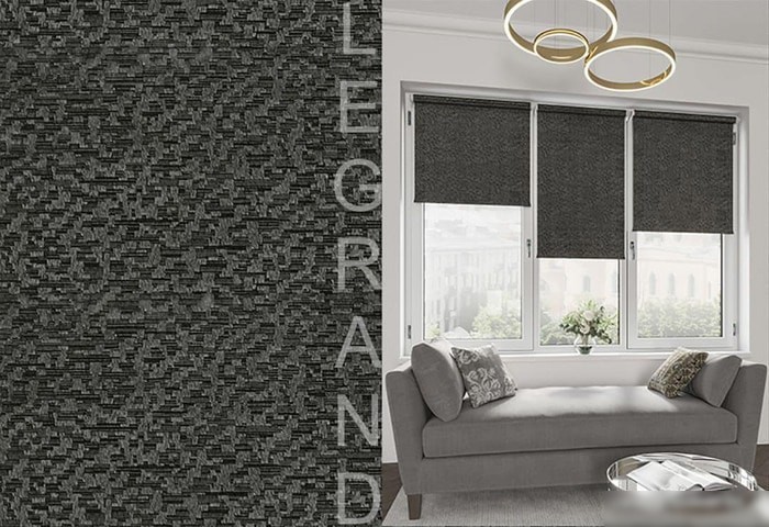 Рулонные шторы Legrand Мозаика 52x175 (венге)