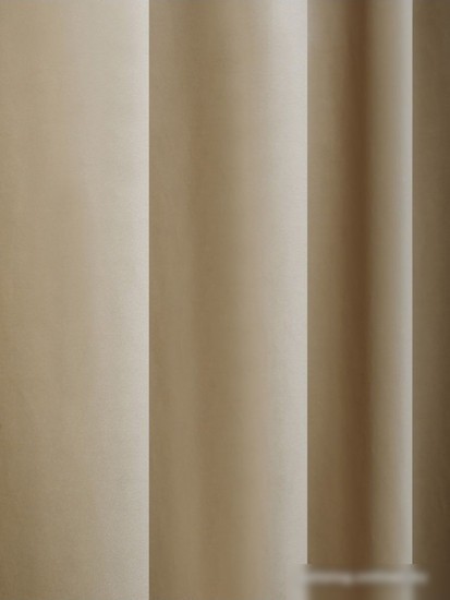 Штора Soft Lines Бархат 9138-E4 2.7x2.6 м (молочный, 2 шт)