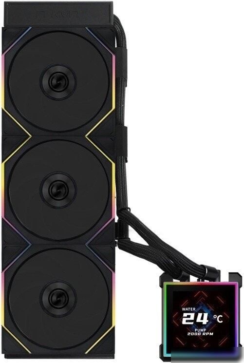 Система жидкостного охлаждения для процессора Lian Li HydroShift II LCD-S 360TL G89.GHS2LCDS36TB.R0