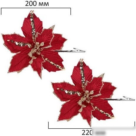 Елочная игрушка Золотая сказка Burgundy Style 592591 (бордо)