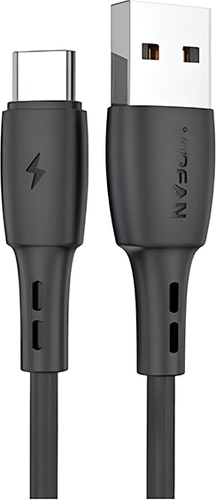 Кабель Vipfan X05 USB Type-A - USB Type-C (2 м, черный)