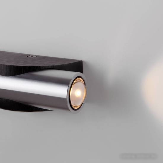 Бра Elektrostandard Steel 40109 LED (черный/сталь)