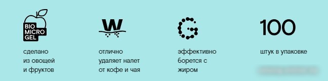 Таблетки для посудомоечной машины Wonder LAB Эко (50 шт)