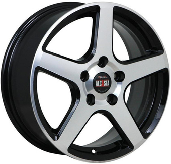 Литые диски Alcasta M62 15x6" 4x100мм DIA 60.1мм ET 40мм BKF