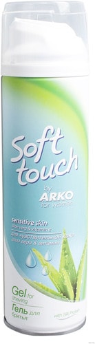 Гель для бритья Arko Softtouch для чувствительной кожи (200 мл)