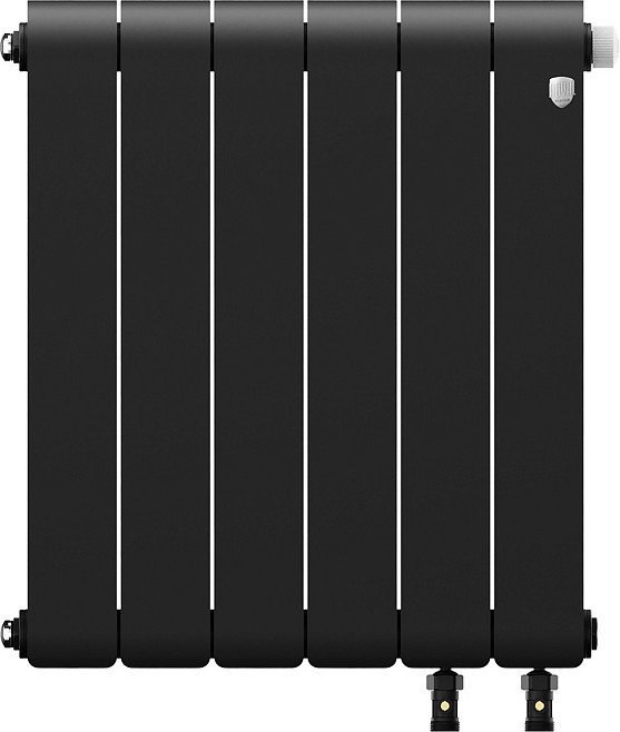 Биметаллический радиатор Royal Thermo Infinity 500 Noir Sable VR80 (6 секций)
