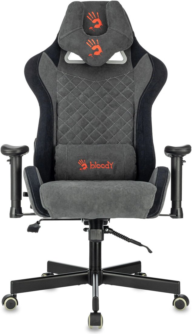 Игровое (геймерское) кресло A4Tech Bloody GC-580 (серый/черный)