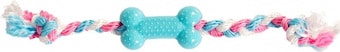 Игрушка для собак Duvo Plus Кость с веревками 11428/blue