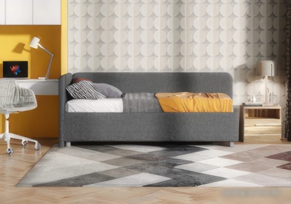 Кровать-тахта Сонум Capri L 90x200 (рогожка графит)