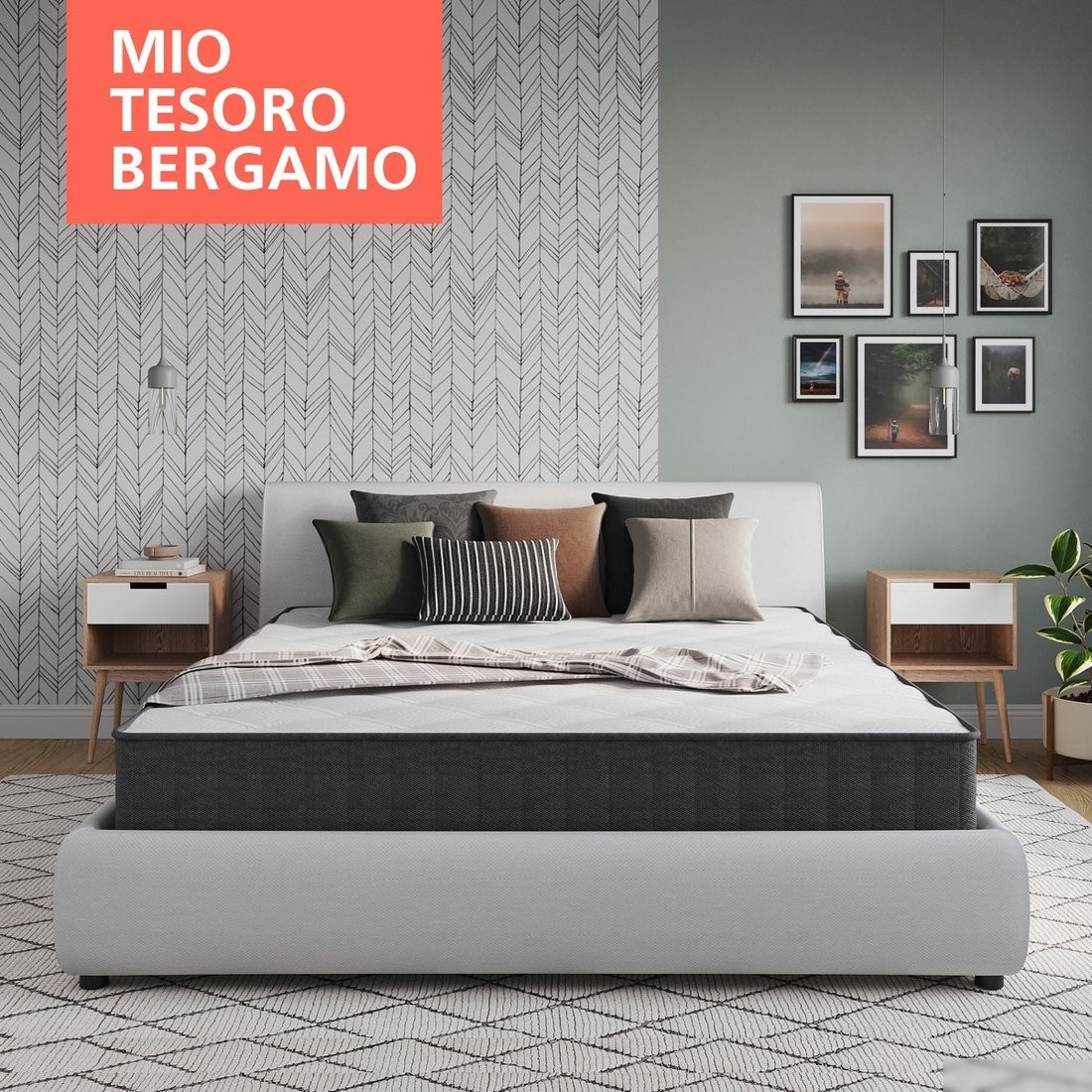 Матрас Mio Tesoro Bergamo 160x190 (джерси трикотаж)