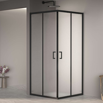 Душевой уголок RGW PA-030B 3508103099-24 90x90 (черный/матовое-сатинат стекло)