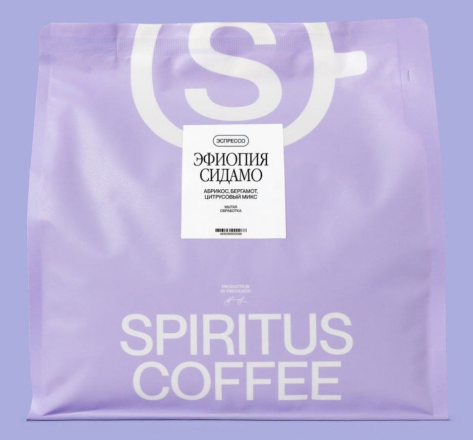 Кофе Spiritus Coffee Эфиопия Сидамо сорт Арабика 1 кг Кофе Spiritus Coffee Эфиопия Сидамо сорт Арабика 1 кг
