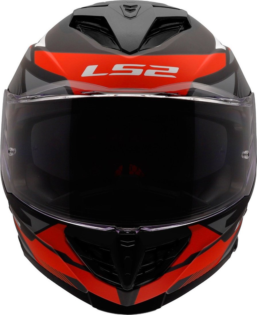 Мотошлем LS2 FF818 Storm III Komai (3XL, черный/красный)