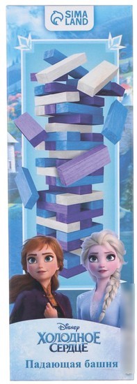 Настольная игра Лас Играс Падающая башня. Холодное сердце 7338668