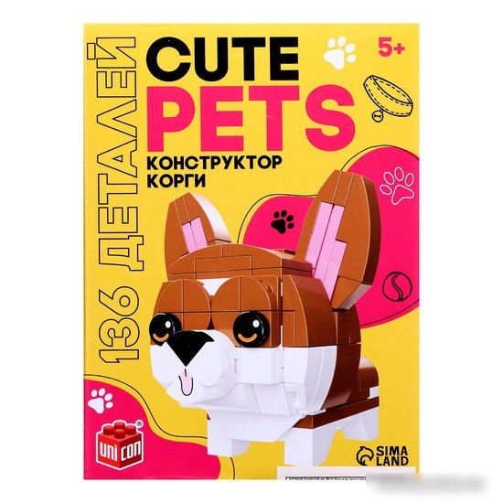 Конструктор Unicon Cute pets 9278949 Корги