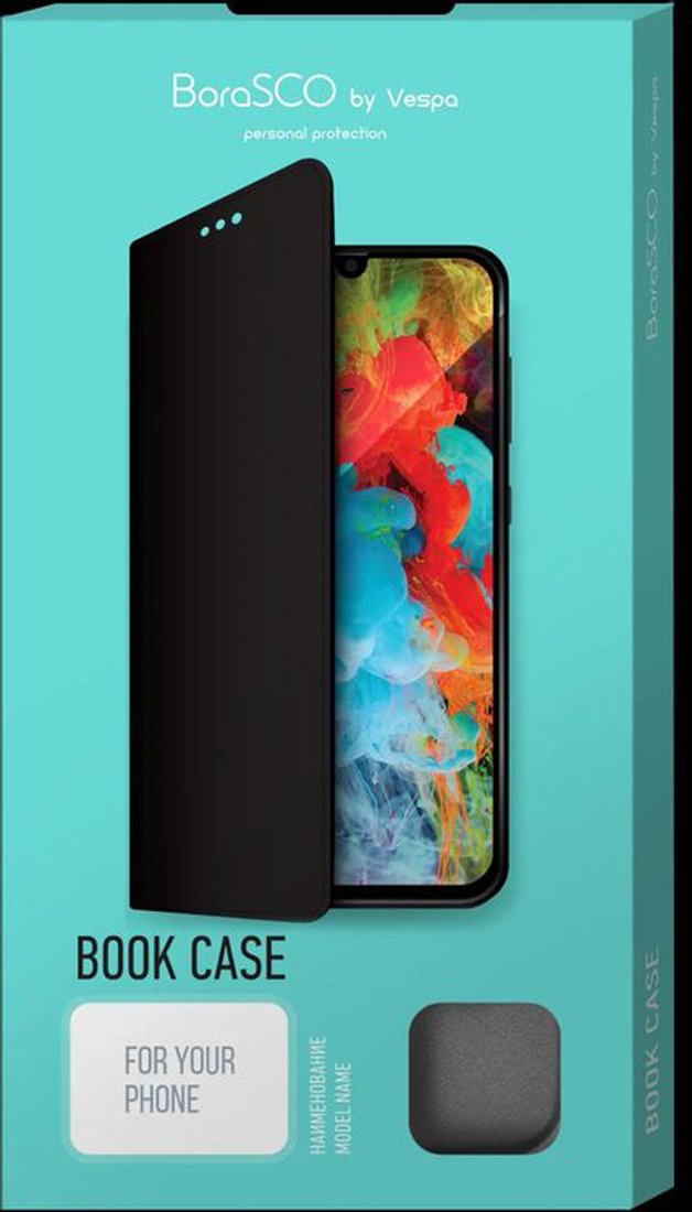 Чехол для телефона BoraSCO Samsung Galaxy A23 70219 (черный)