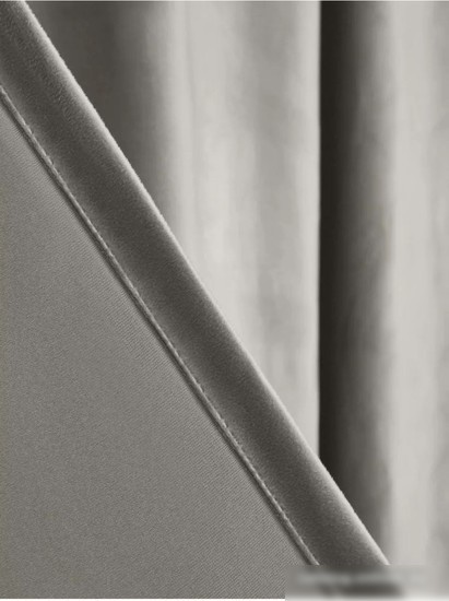 Штора Mio Tesoro Velvet 1.5x2.7 м (светло-серый)