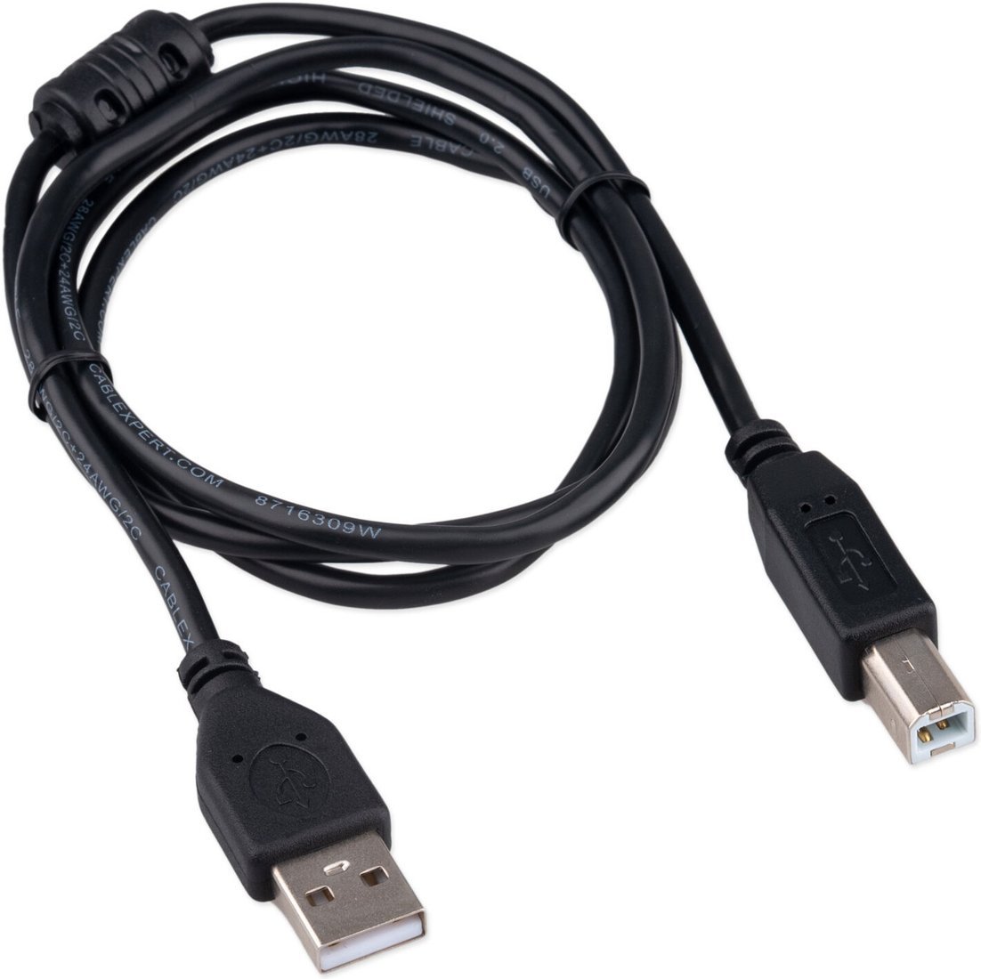 Кабель Cablexpert CCF-USB2-AMBM-1M (1 м, черный)
