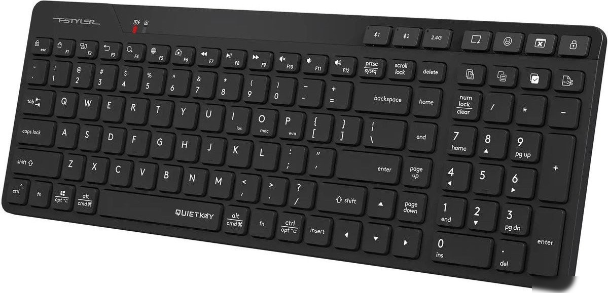 Клавиатура A4Tech Fstyler FBK27C AS (черный)