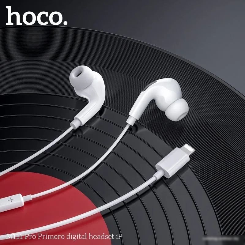 Наушники Hoco M111 Pro Lightning (белый)