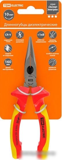 Длинногубцы TDM Electric SQ1010-0103