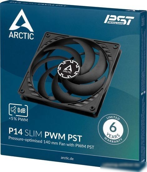 Вентилятор для корпуса Arctic P14 Slim PWM PST ACFAN00268A