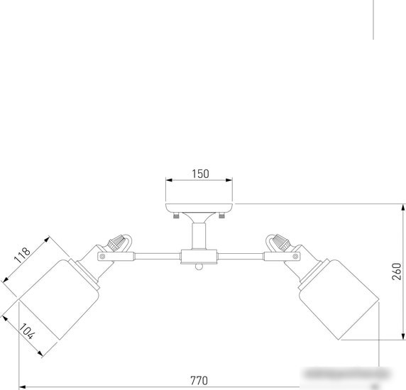 Припотолочная люстра Евросвет Astor 70111/8 (черный)