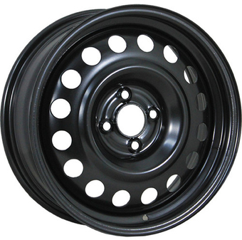 Штампованные диски TREBL X40924 16x6" 4x100мм DIA 54.1мм ET 49мм black