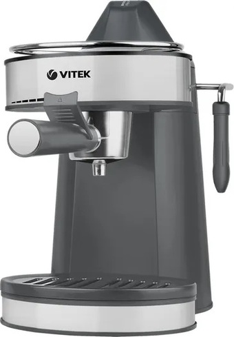 Рожковая бойлерная кофеварка Vitek VT-1524 (черный/серебристый)