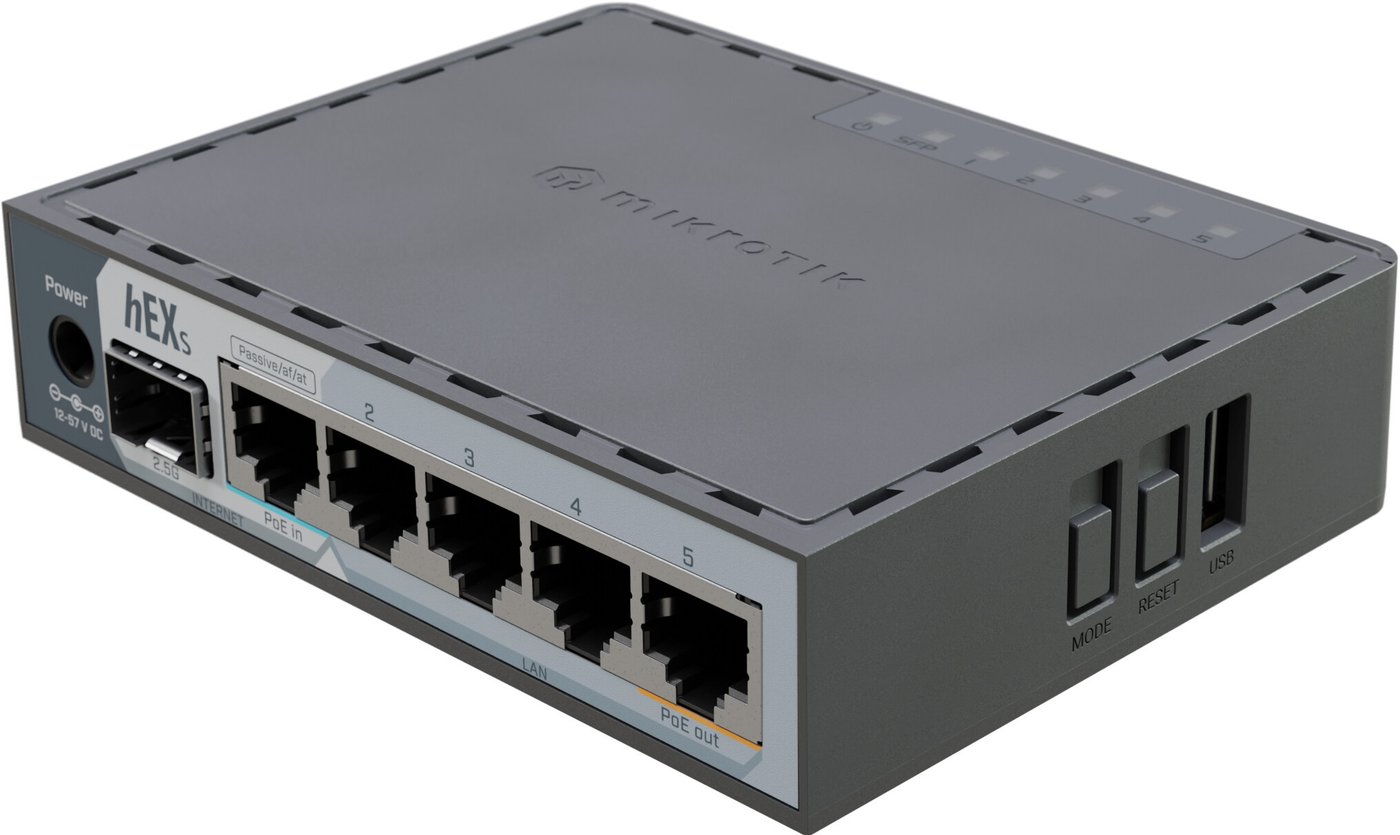 Маршрутизатор Mikrotik hEX S (2025)