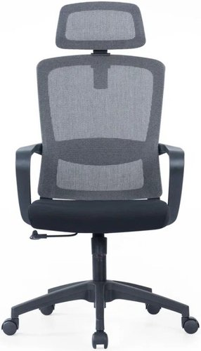 Офисное кресло SitZone U-060A (сетка/ткань, черный, крестовина пластик)