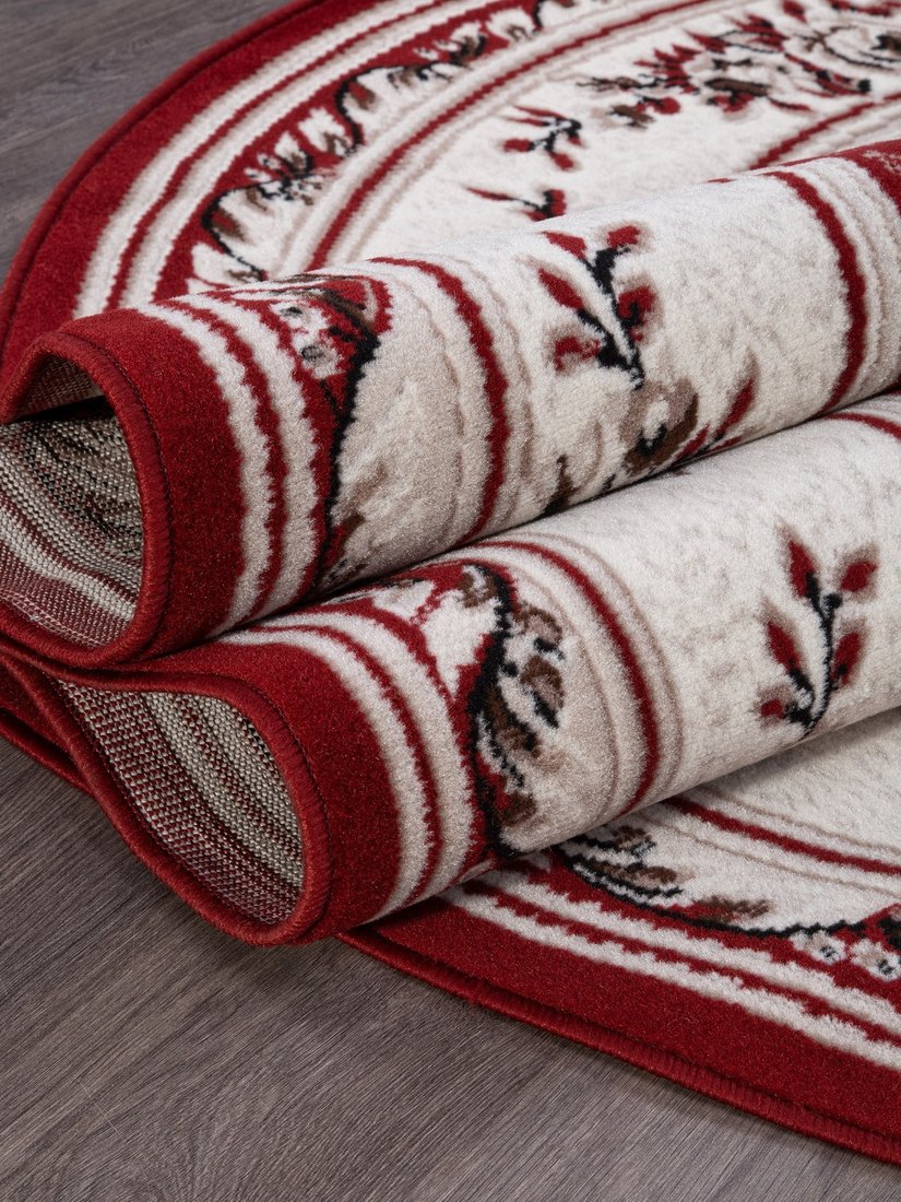 Ковер для жилой комнаты Merinos Gavana 5444-OVAL-RED (3x4)