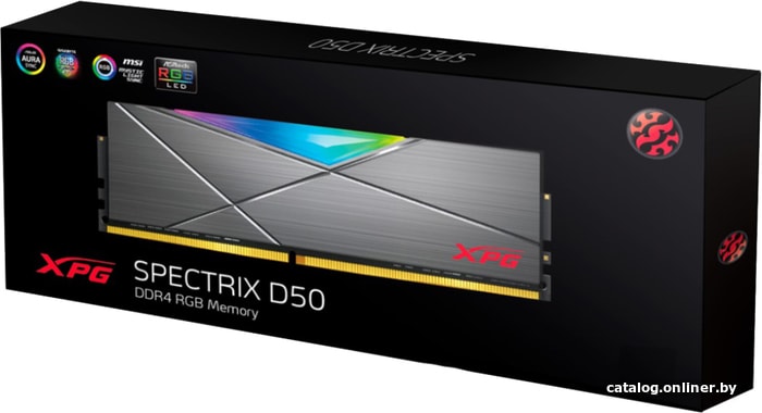 Оперативная память A-Data XPG Spectrix D50 RGB 32ГБ DDR4 3200 МГц AX4U320032G16A-ST50