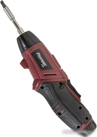 Электроотвертка Pioneer Tools CS-M0401 (с 1-им АКБ, оснастка)