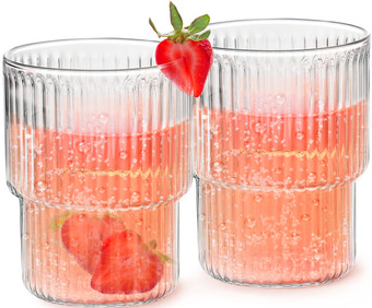 Набор стаканов Makkua Ribbed Glassware RG370