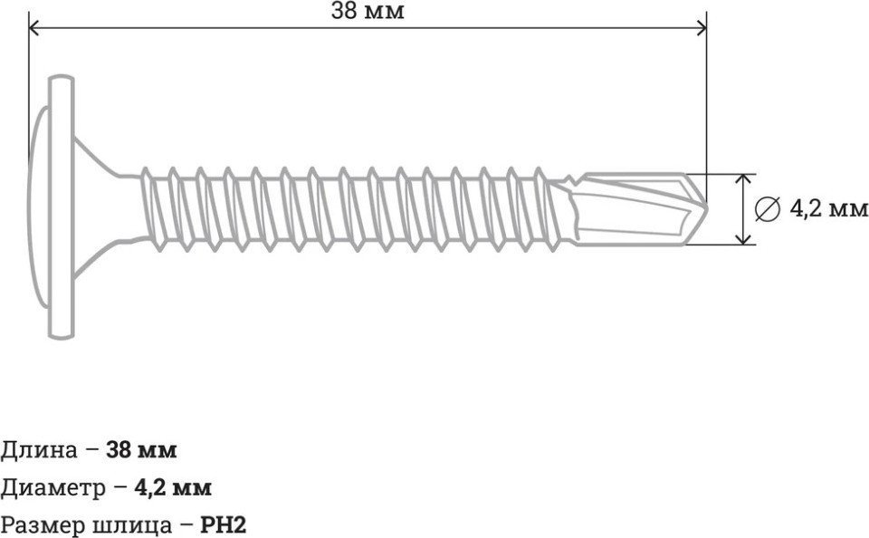 Саморез Gigant 123600 (400шт)