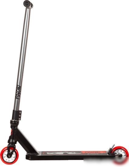 Трюковый самокат Novatrack Psycho 50/100 100A.PSYCHOP2.SL22 (черный/серебристый)