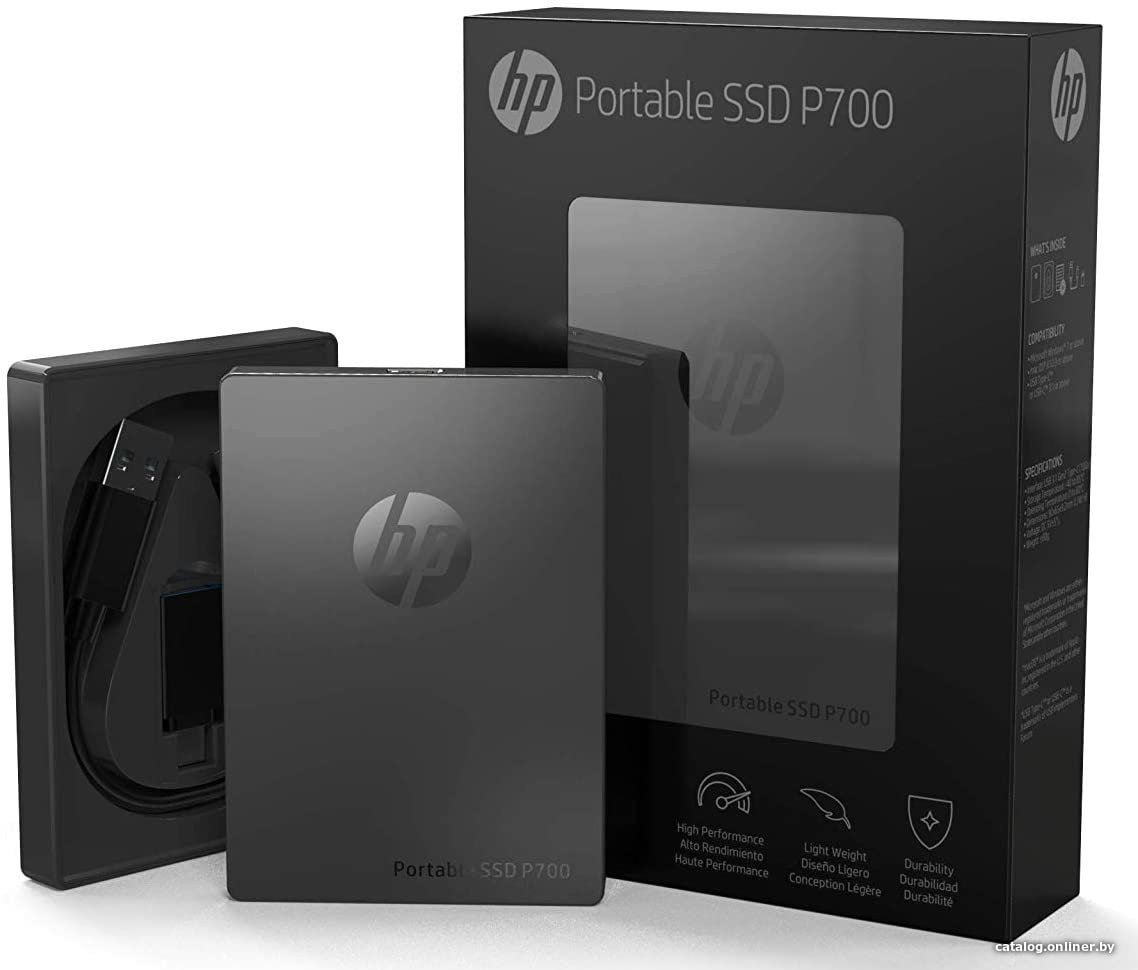 Внешний накопитель HP P700 256GB 5MS28AA (черный)