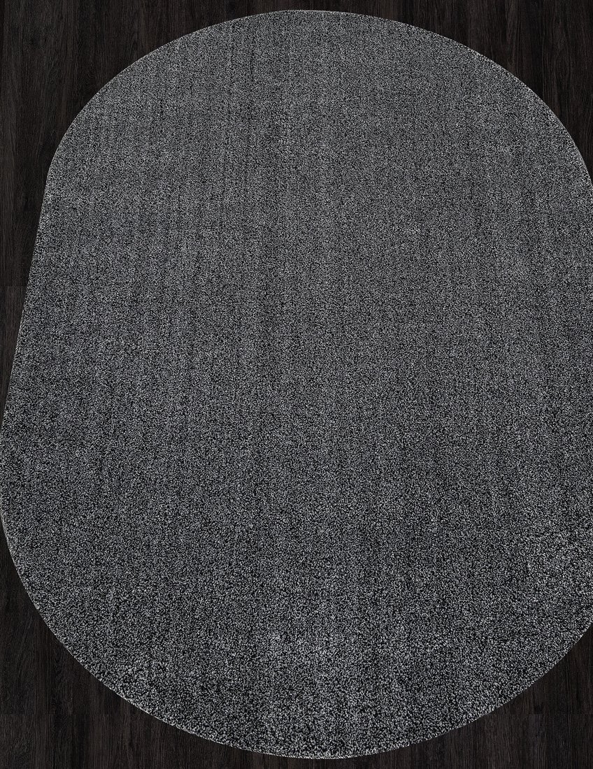 Ковер для жилой комнаты Merinos Sofia T600-OVAL-BLACK (2.5х3.5)