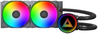 Система жидкостного охлаждения для процессора Montech LightFlow ARGB 240 (черный)