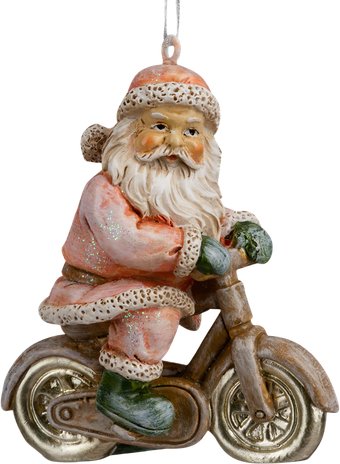 Елочная игрушка Erich Krause Decor. Санта на байке 64540