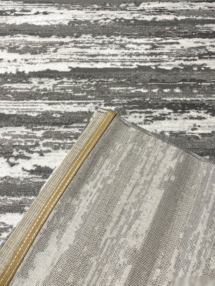 Ковер для жилой комнаты Sahan Alvita 8330A-S-D-GREY-CREAM K25 (1x2)