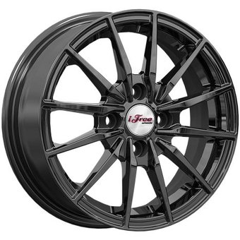 Литые диски iFree Финчер (KC1119) 14x5.5" 4x108мм DIA 63.35мм ET 35мм BK