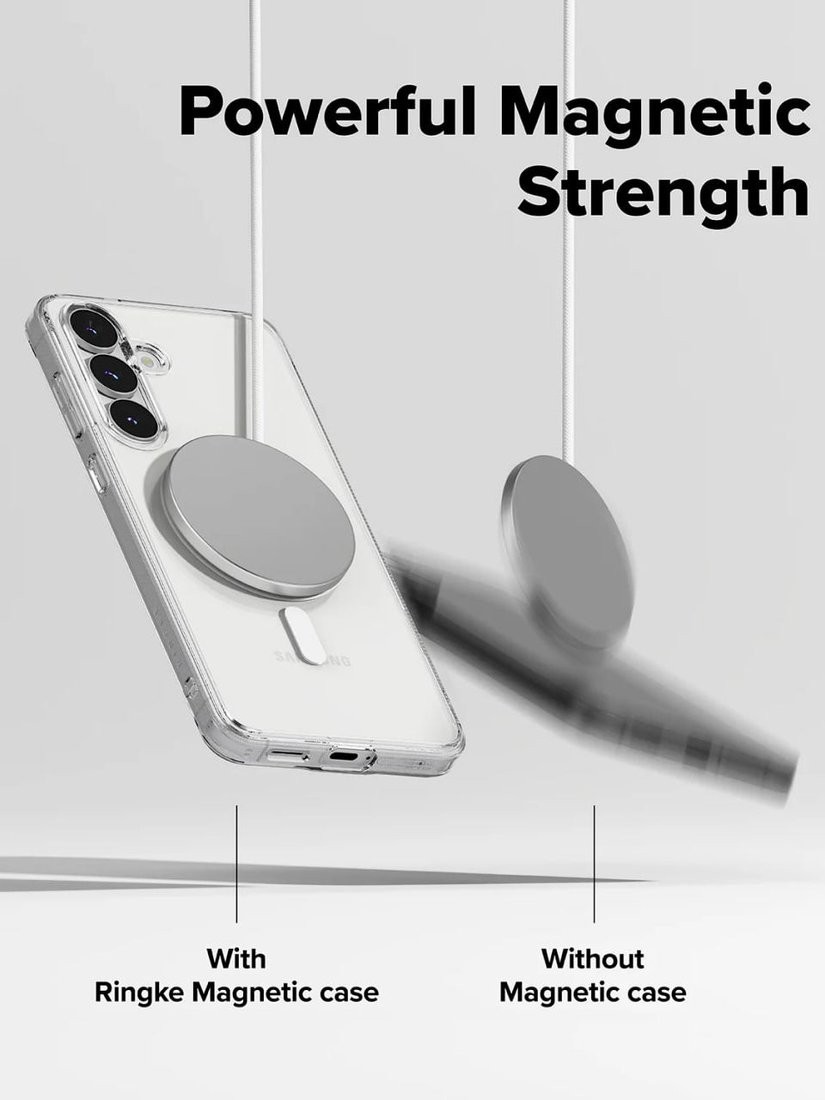 Чехол для телефона Ringke Fusion Magnetic для Galaxy S25 Fe Clear