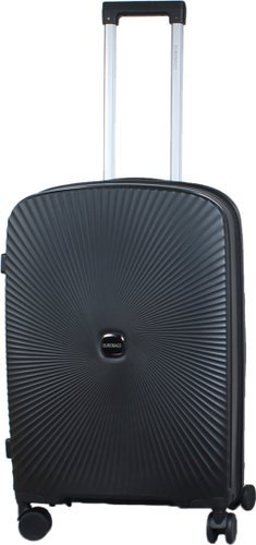 Чемодан-спиннер Eurobags PP-N81 (M, черный)