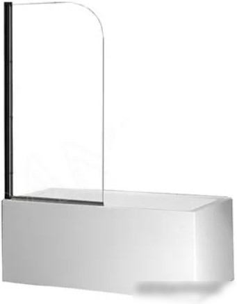 Стеклянная шторка для ванны Roxen Brimen 52010-80B 80х140 Стеклянная шторка для ванны Roxen Brimen 52010-80B 80х140