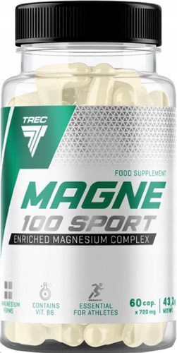 Витамины, минералы Trec Nutrition B6 Magne 100 Sport, 60 капс.