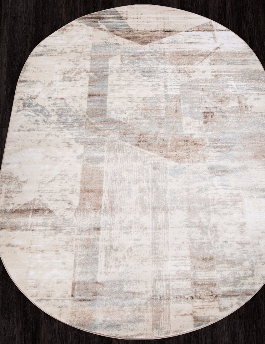 Ковер для жилой комнаты Merinos Valencia Deluxe D949-OVAL-CREAM (2x4)