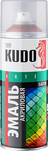 Эмаль Kudo универсальная Satin RAL 4008 0.52 л (сигнально-фиолетовый)