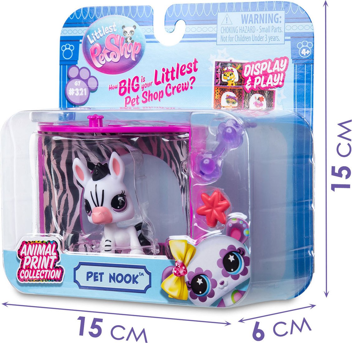 Игровой набор Hasbro Littlest Pet Shop Стиль Уголок Зебры 01022_LPS